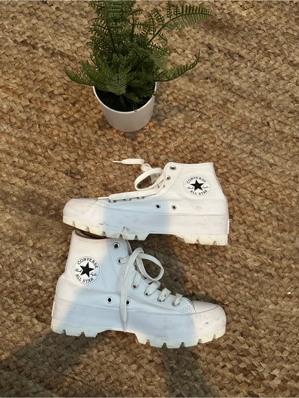 CONVERSE ALL STAR LUGGED HIGH TOP SNEAKERS